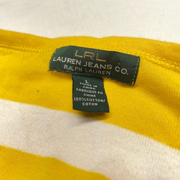 Women’s Lauren Jeans Co. long sleeve Top Size Large - Picture 3 of 3